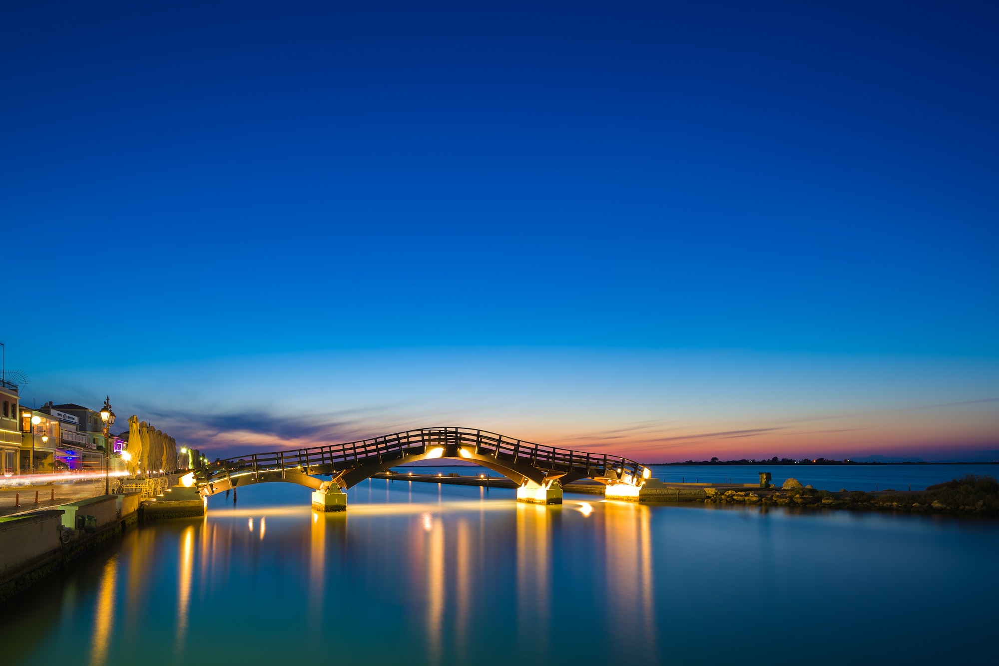 Bridge on the Ionian island of Lefkas